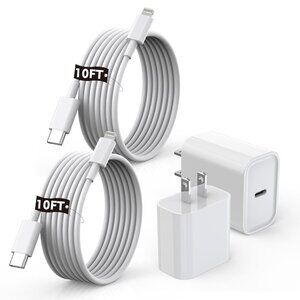 Apple MFi Certified]10FT Fast iPhone Charger,Extra Long Apple Charger Fast Charg